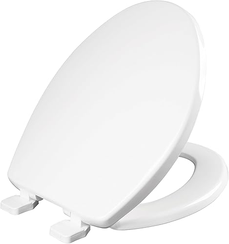Miniatura 2 de Mayfair Greenleaf - Asiento de inodoro de plástico 100% reciclado, cierre lento y nunca aflojado, alargado