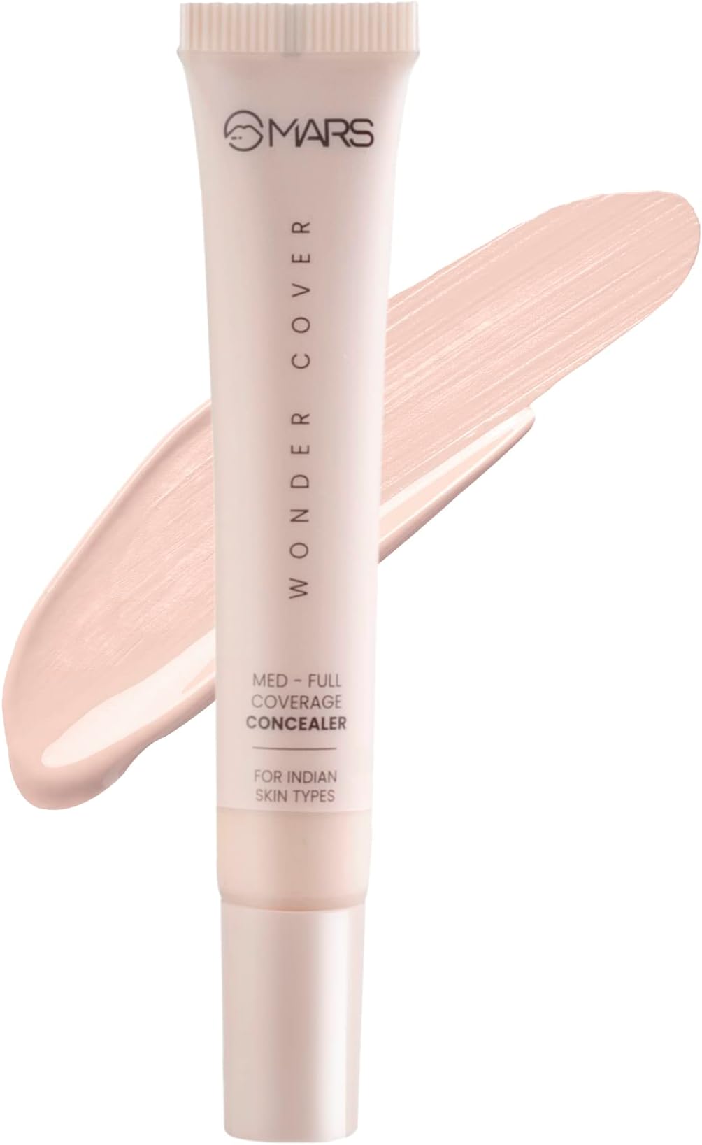 MARS Wonder Cover Matte Liquid Concealer For All Skin Type | Medium Creaseproof & Easy to Blend Concealer for Face Makeup (12ml)-SHADE-01