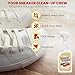 Grandma's Secret Sneaker Cleaner - for Rubber, Canvas, Leather, Stain Remover Spray Removes Dirt, Grime, Grass - Cleaner for Outdoor Shoes, Slippers, Moccasins - 16oz & 3oz Combo