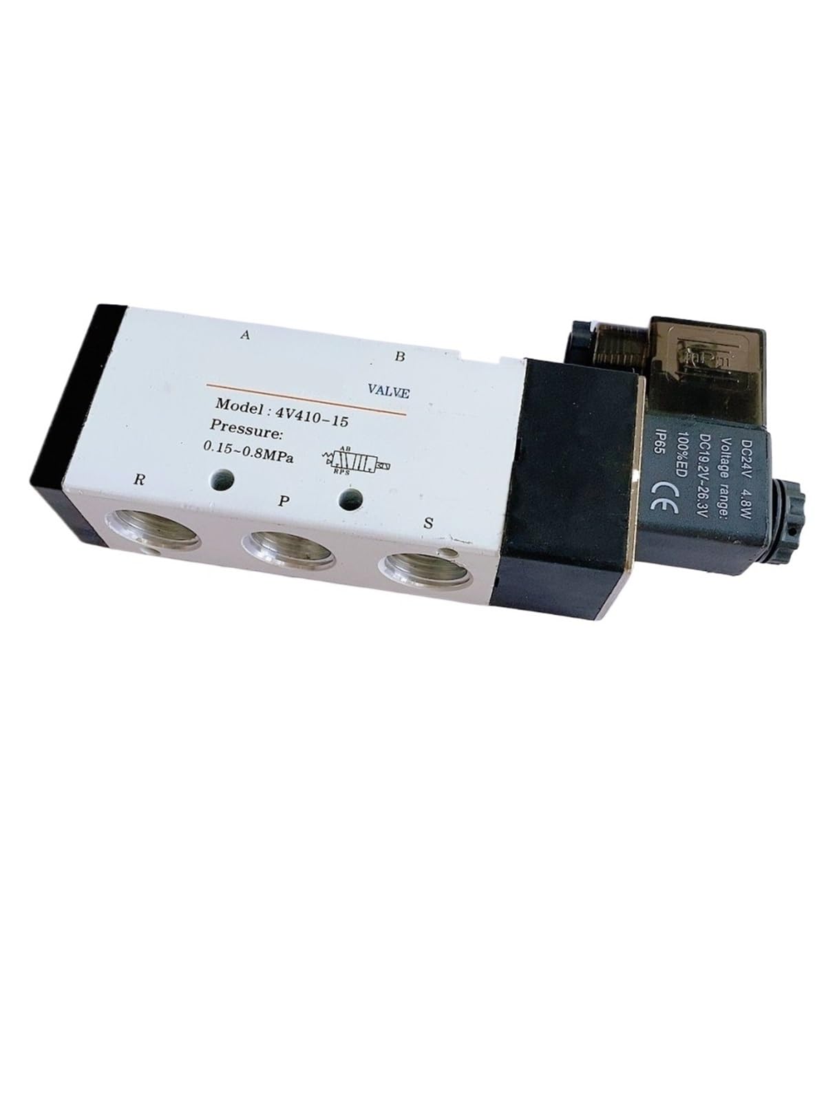 Vanne pneumatique 4V410-15 1/2 pour réparer un circuit d'air comprimé défaillant DC12V
