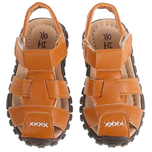 Ipetboom Sandalias Verano con Suela Blanda y Puntera Cerrada Cómodas y Protectoras para Caminar la Playa Diseño Transpirable y Flexible para Actividades al Aire
