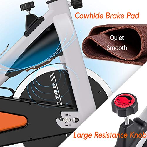 Merax Indoor Cycling Bike 30Lbs Flywheel - Stationary Exercise Bike with LCD Monitor, Phone Holder and Oversize Soft Saddle - Home Fitness Guru Merax Indoor Cycling Bike 30Lbs Flywheel - Stationary Exercise Bike with LCD Monitor, Phone Holder and Oversize Soft Saddle - Image 4