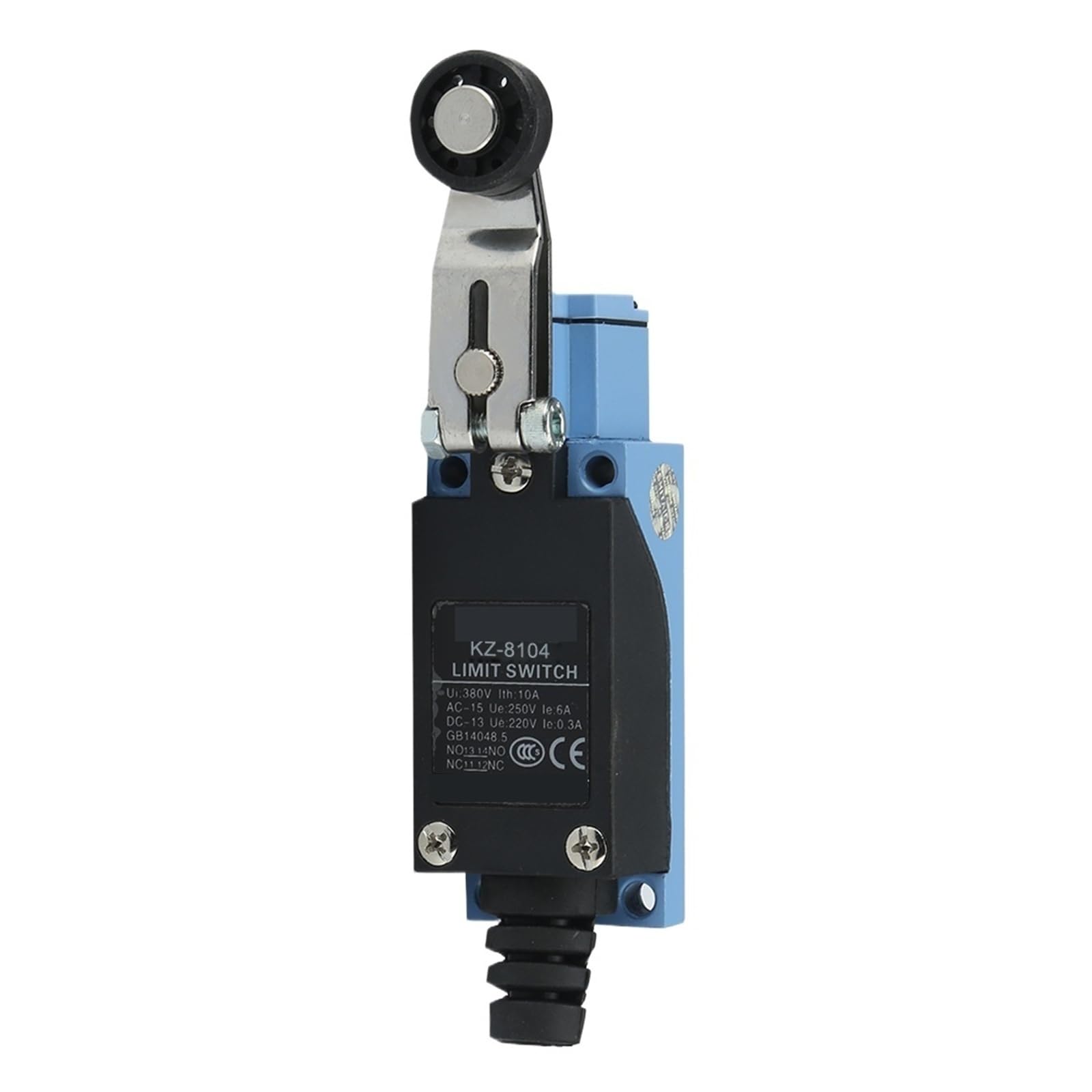 KZ-8 Series Rotary Swing Arm with Roller Type Limit Switch Roller Lever Type Travel Switch 10A 250VAC(Plastic Roller)