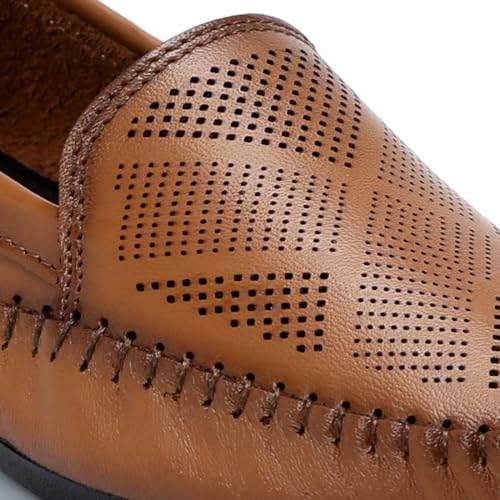 Image of Zoom Shoes Genuine Burnished Leather Brogue Bellies for Women and Girls ZVTR-01 | Ideal for Casual Events, Parties, and Ethnic Looks | Memory Cushioned Insole with Anti-Slip Sole