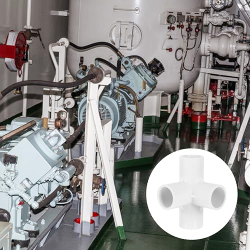 Conector de esquina de PVC para tuberías blancas de fontanería pack de 10 piezas 4