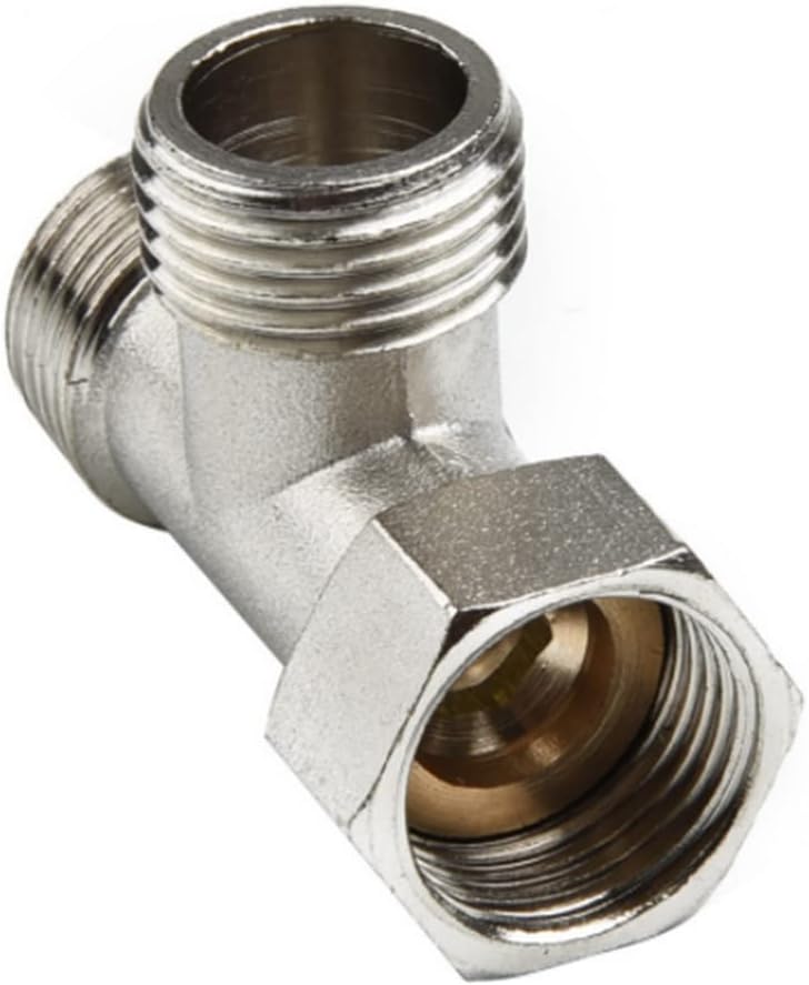 Toilet Diverter Adapter Valve Copper Bath Bidet Sprayer Shower Fitting 4 Points Three-Way