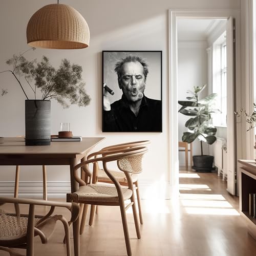 Poster Master Nicholson - Nicholson Actor Print - Celebrity Art - Cigar Art - Gift for Men, Women & Fans - Funny Wall Decor for Bedroom, Living Room or Studio - 8x10 UNFRAMED - Image 5