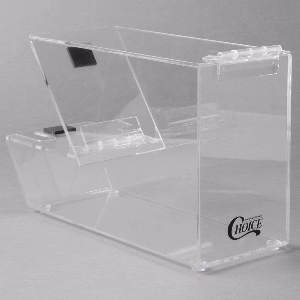 TableTop King Stackable Candy/Topping Dispenser with Notch - 11" x 4" x 7"