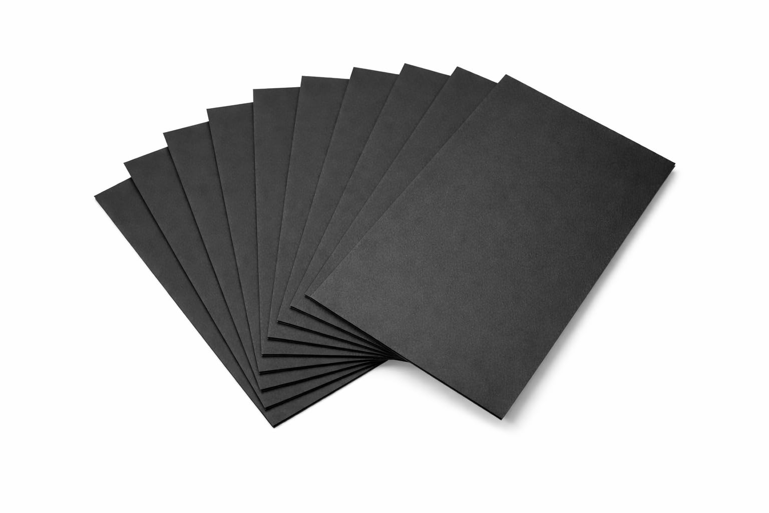 DJP 200gsm A4 Black Card. Smooth Heavyweight Black Cardstock A4 Cardstock for Crafts, Printing & Drawing - Pack of 50