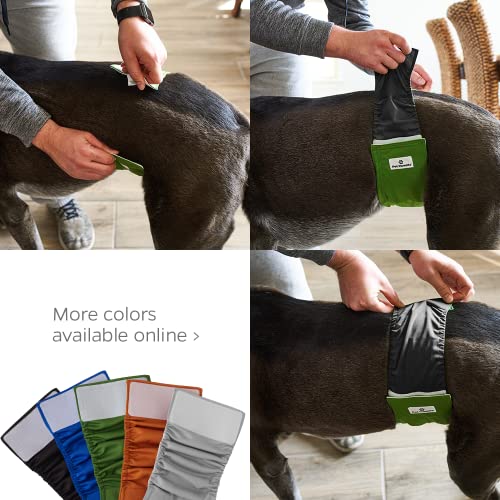 Pet Parents Premium Washable Dog Belly Bands & Extendrs, (3Pack) Of Male Dog Diapers, Male Dog Wraps, High Absorbing Belly Band For Male Dogs, Color: Gentlemen, Size: Medium Dog Belly Band #TOP3