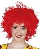 Boland 85920 - Perücke Frizzy, Rot, Kunsthaar, Kurzhaar-Frisur, Clown, Kobold, Faschingsperücke