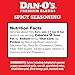 Dan-O's Spicy Seasoning, 3.5 oz Bottle, Hot Seasoning for Chicken, Wings, Burger Patties, Veggies and More, Sugar Free, Zero Calorie, Use this Spicy Blend to Craft a Marinade, Dry Rub or Sauce