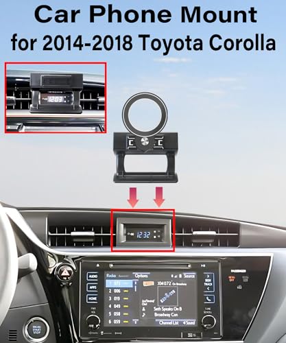 Image of Car Phone Holder for Toyota Corolla 2014 2015 2016 2017 2018 Accessories | Compatible with MagSafe Strong Magnetic Clip Cell Phone Mount, Hands-Free 360 Rotatable Adjustable, Not Block Air Vents