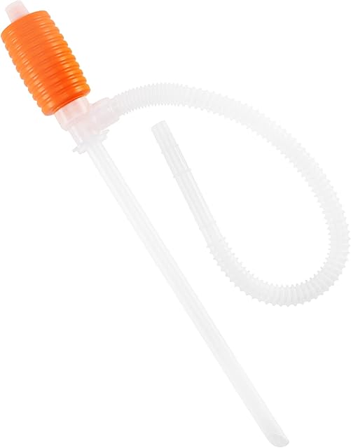 Luigi's Liquid/Fuel Transfer Siphon Pump - Large Squeezing Syphon for Lawn Mowers & Manual Pumping Petrol, Water, Alcohol and more