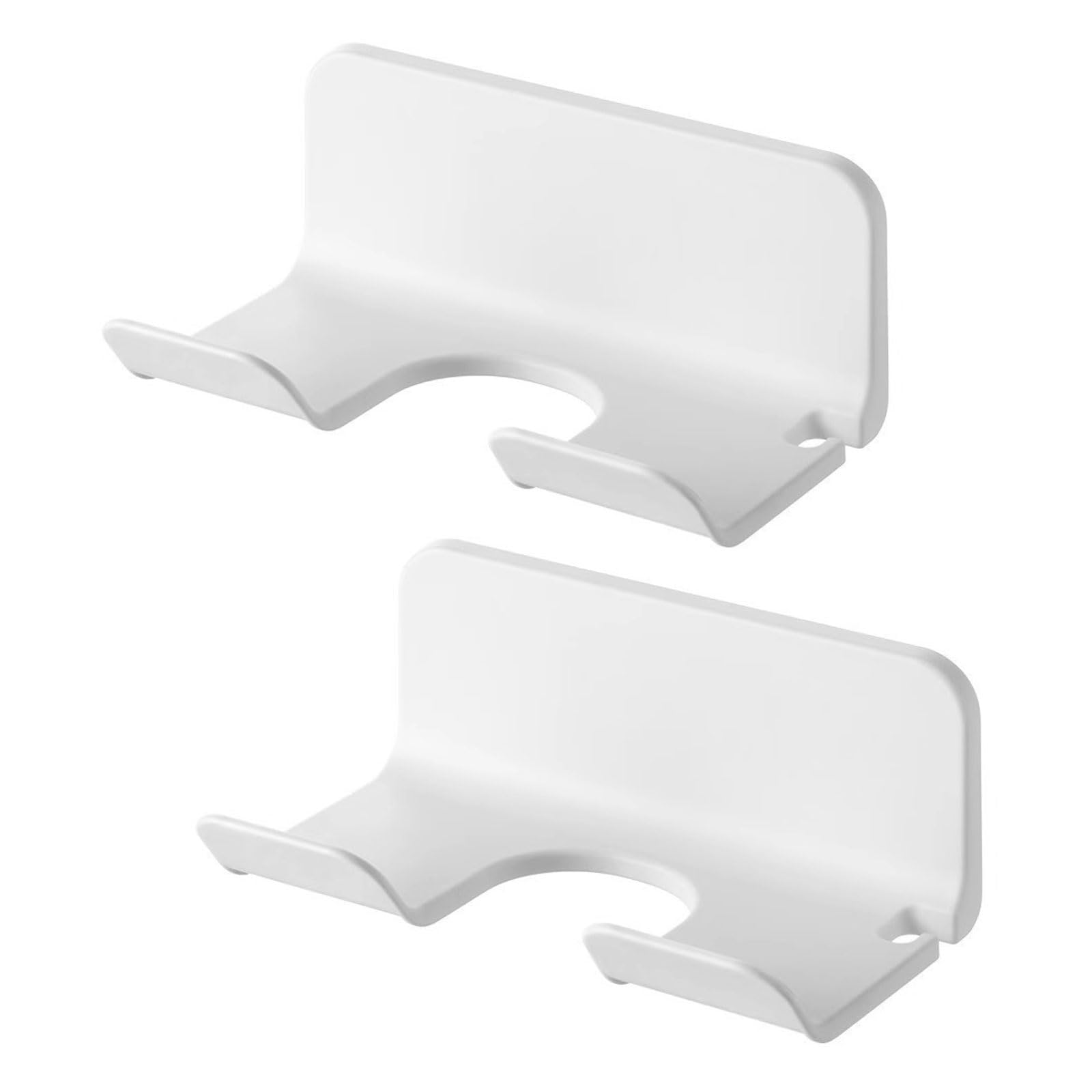 CAZSTYK Hair Dryer Holder Bathroom Organiser with Strong Adhesive Not Need Drill for Wall Mounting and Space Saving Shower Accessory