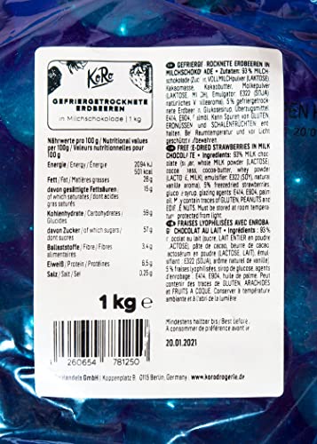 KoRo - Gevriesdroogde aardbeien met melkchocolade 1 kg - Image 5