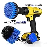 【3PCS para una variedad de aplicaciones】 Diámetro: 2 pulgadas (50 mm), 3,5 pulgadas (78 mm), 4 pulgadas (100 mm), 2 "El cepillo de perforación es ideal para áreas pequeñas y estrechas, el cepillo de cono de 3.5" se encuentra con esquinas difíciles de alcanzar, el cepillo de 4 "es ideal para superficies grandes área de superficie.