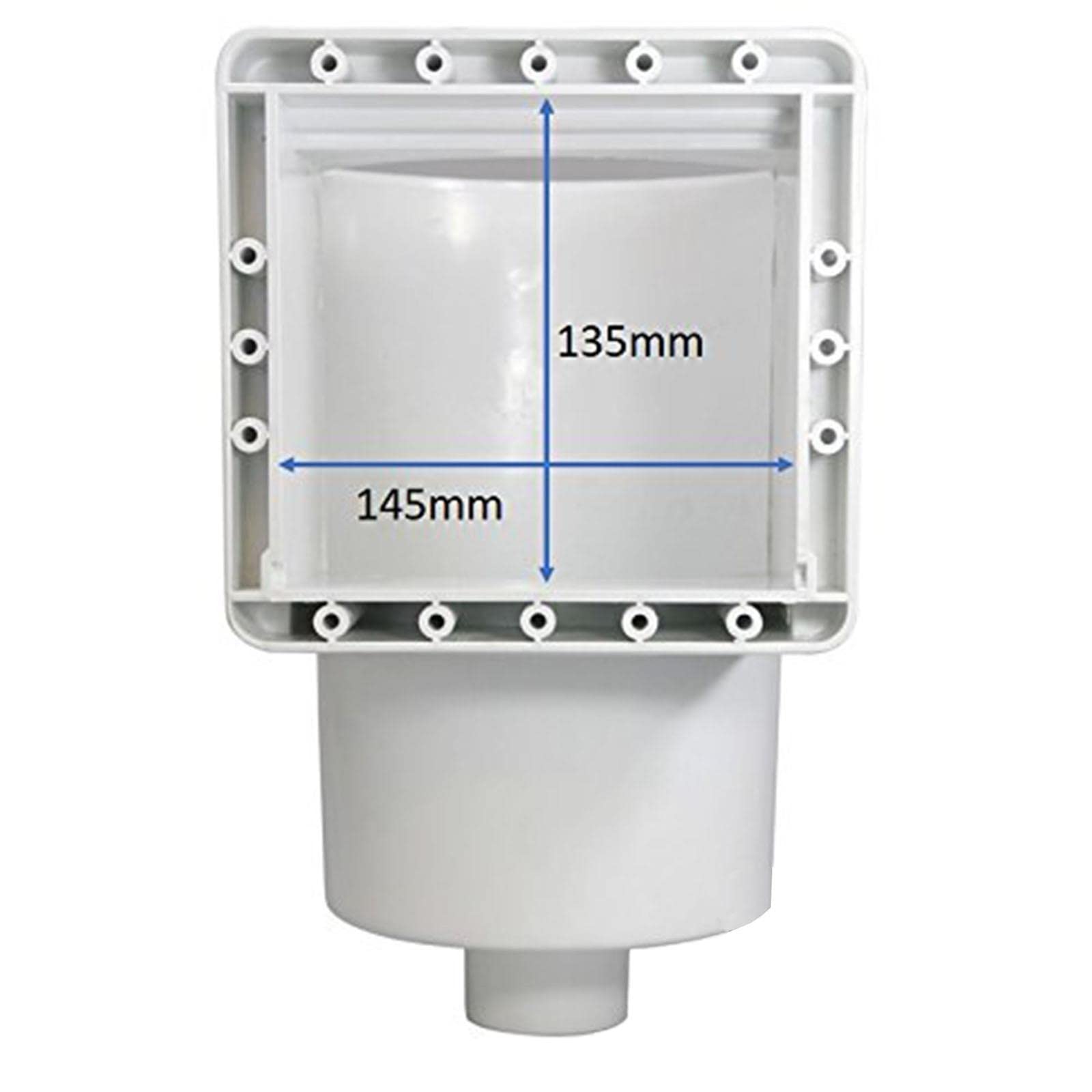La zappa Skimmer Gre AR 100" para piscina rígida de pared y pared con válvula Retorno