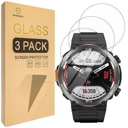 Mr.Shield Verre Trempé compatible avec Blackview W50 Pro [Lot de 3] Film Protecteur d'écran Vitre Protecteur 9H Dureté