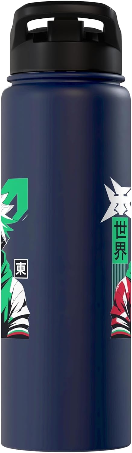 Aesthetic Streetwear Manga Anime Stainless Steel Insulated Water Bottle image 4