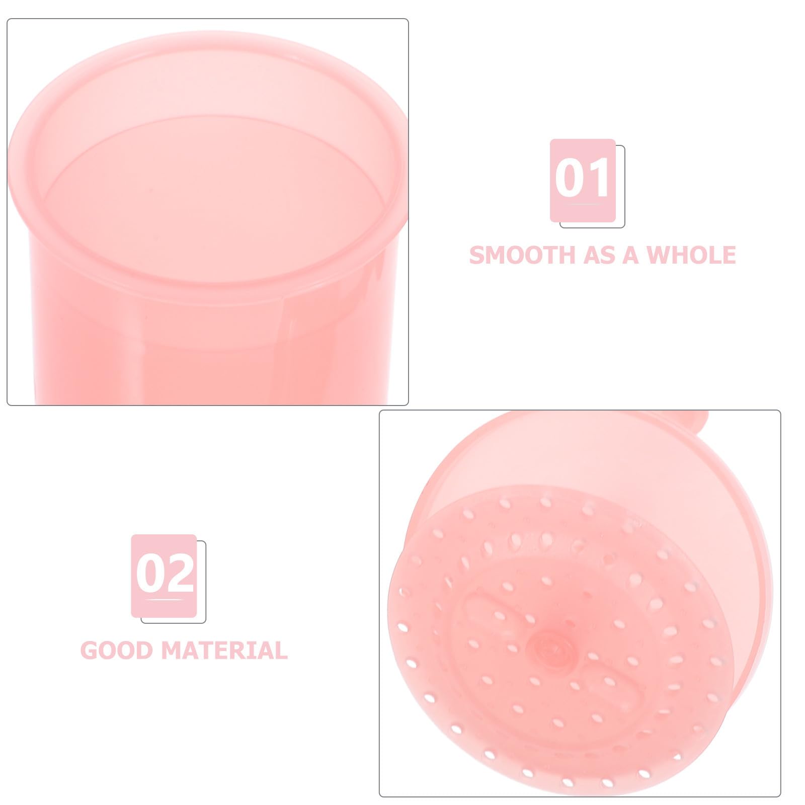 VICASKY 30 Pezzi Tazza Schiuma Detergente Viso Manuale Pp per Casa e
