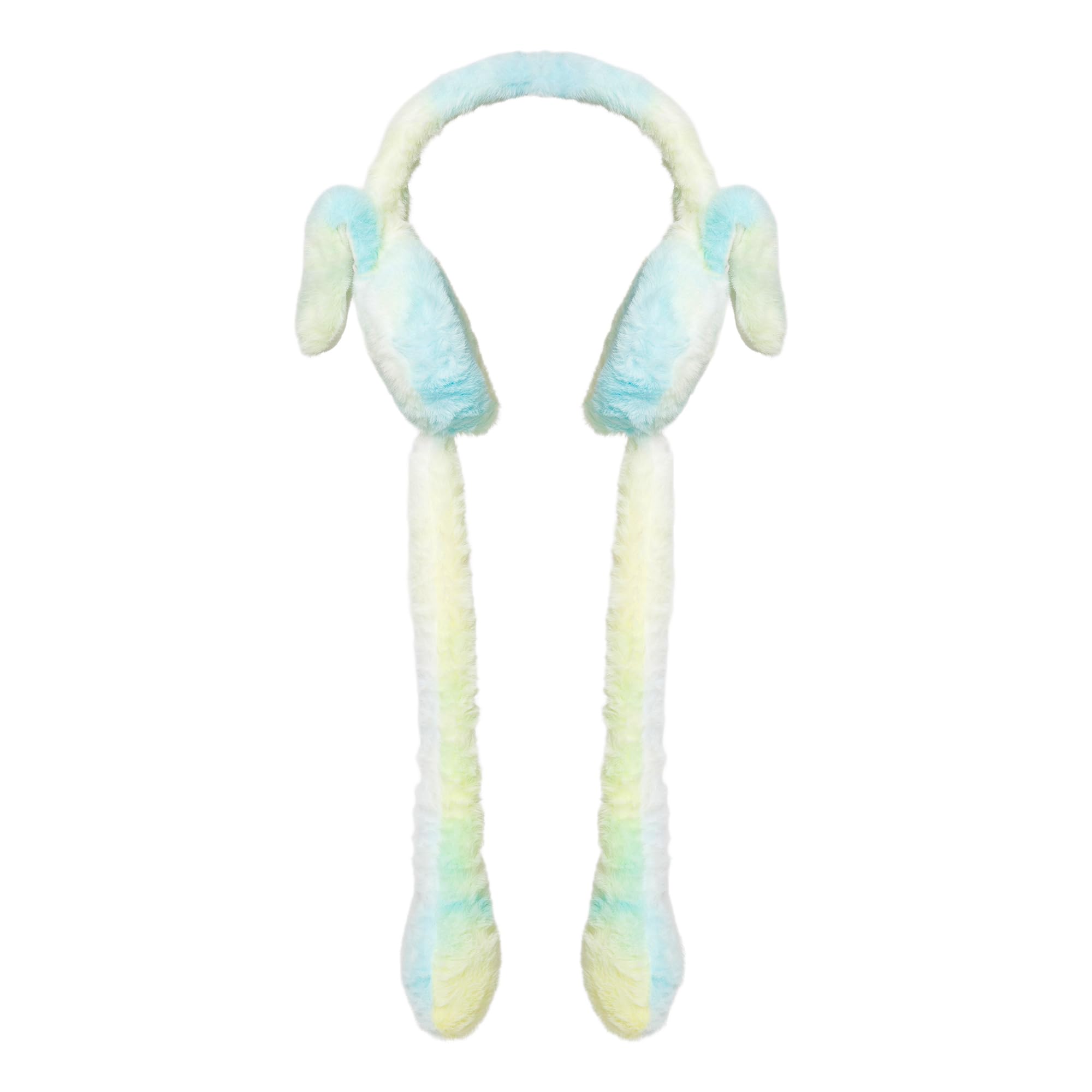 Pastel Multicolor Plush Bunny Ear Muffs | Soft Winter Ear Warmers with Long Fluffy Ears | Cozy, Warm & Lightweight for Women, Girls & Kids | Outdoor Cold Protection | Pack of 1-image-13