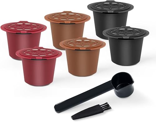 Cápsulas de café reutilizables para Nespresso OriginalLine, BENFUCHEN - Cápsula de café recargable compatible con N espresso OriginalLine, 2 negros,