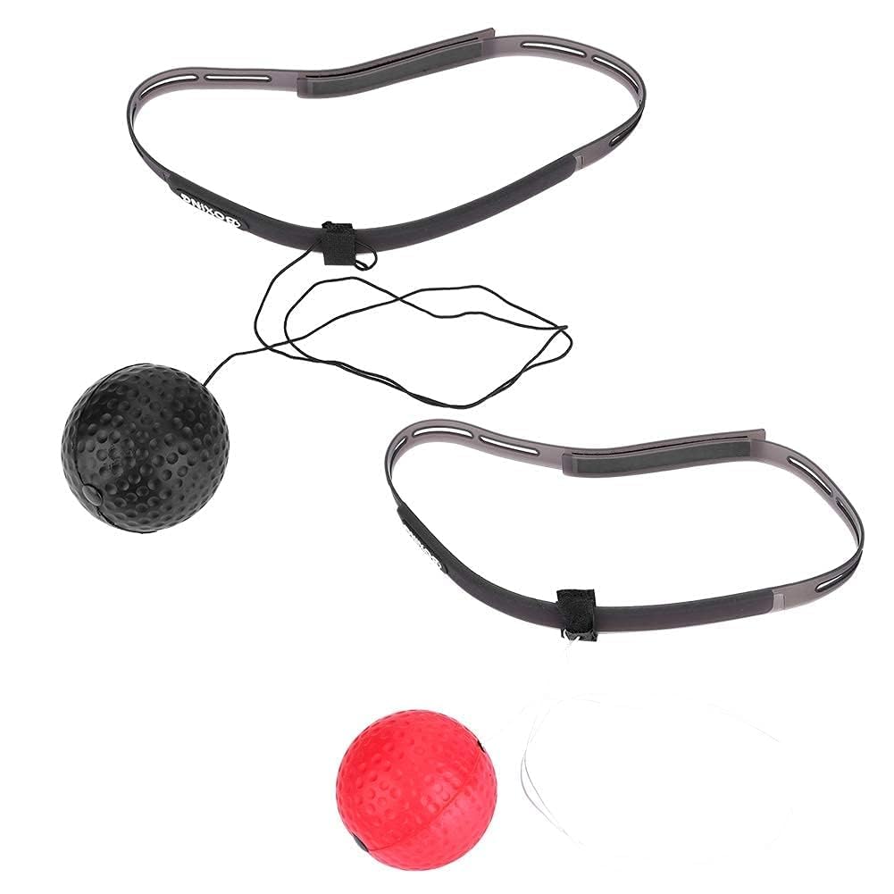 Alomejor Boxing Head Ball bokserski Speed ​​Ball z opaską na czoło do treningu refleksyjnego