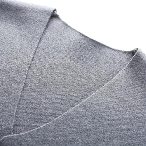 Bollrllr Winter Men's Business Knitted Vest Sleeveless Retro Large Size Warm Vest Wool Blended Vest4