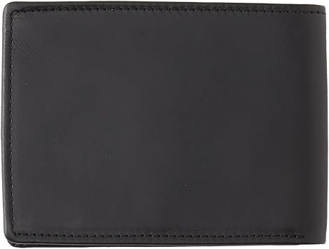 QuiksilverMac - Triple Leaf Leather Wallet - Men - Black.