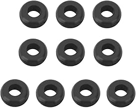 10Pcs Airlock Grommet Rings, ABS Fermenter Lid Grommet, Fermenter Lid Beer Brewing Tool Accessories, for Airlock on Homebrew Beer