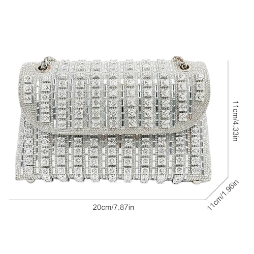 Sac à main en strass pour femmes - Idéal pour vos soirées