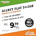 Produktbild klarmobil Handyvertrag D-Netz Allnet Flat 5 GB - Internet Flat, Allnet Flat Telefonie & SMS in alle Deutschen Netze, EU-Roaming, monatlich kündbar