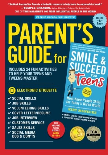 Parent's Guide for Smile & Succeed for Teens: Job Skills and Social Skills for Teens