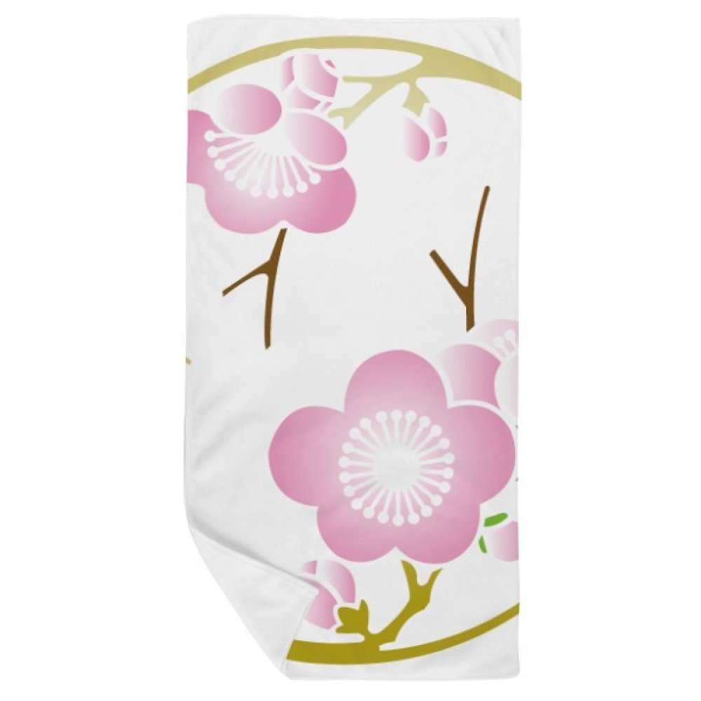Gant de toilette doux rose sakura absorbant 35x70cm multicolor