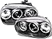 Spyder Auto 5012159 LED Halo Projector Headlights Black/Clear