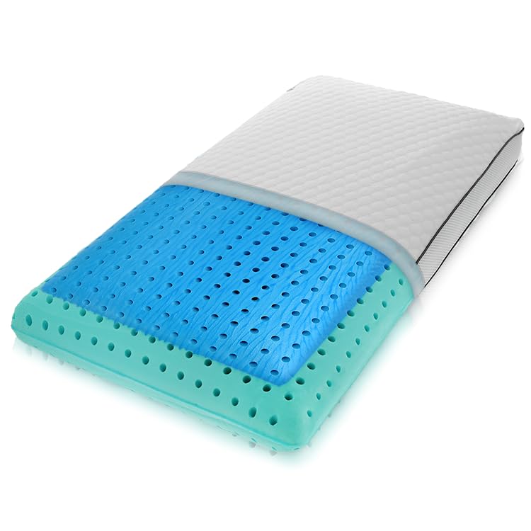 Reviews de Almohada bamboo al mejor precio. 48 Smart Bamboo Almohada Cool - Memory Foam con Infusión de Gel para Regular la Temperatura | Funda Extraíble de Fibras de Bambú y Olefin | Tecnología PCM
