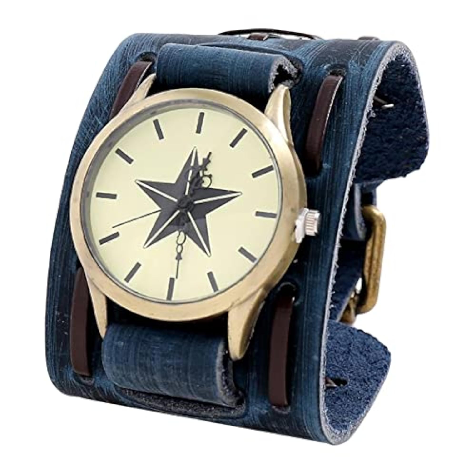 Retro Men Watch Punk Style Bangles
