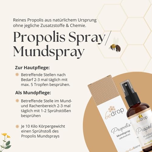Propolis Spray bedrop – Mundspray mit Propolis Extrakt 30ml