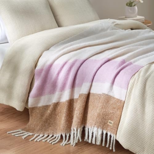 UGG Faux Mohair Throw (Rosetta Stripe) - image 6