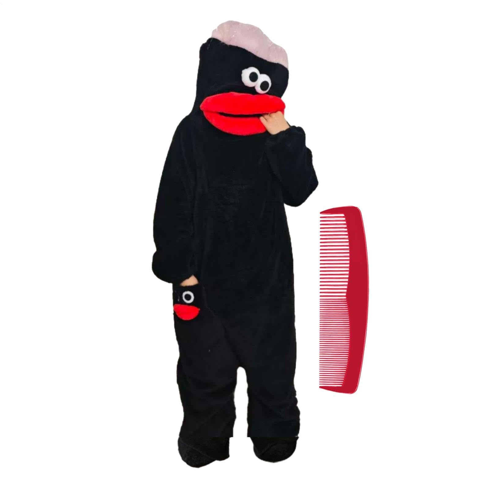 Alberner Onesie para adultos, pijama festivo para cosplay, pelele de juego de rol, para mujer y hombre, disfraz de fiesta, noche de cine, actuación temática, evento temático, baile de