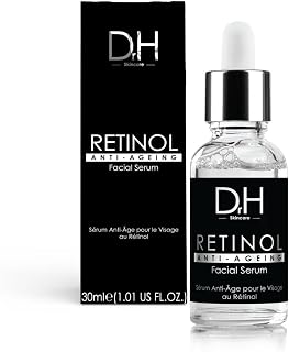 Dr. H Anti Aging Retinol Facial Serum 30ml | Brightens, Smooths, & Hydrates the Skin - Reduces Appearance of Pores | Clean Beauty, Vegan & Cruelty-Free