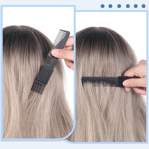 Set de 2 Peines para Volumen y Estilizado en Azul y Negro miniatura 5