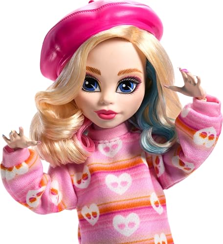 Monster High HXJ05 Wednesday Doll And Accessories, Enid Sinclair Collectible In Pink Fashion thumb #2