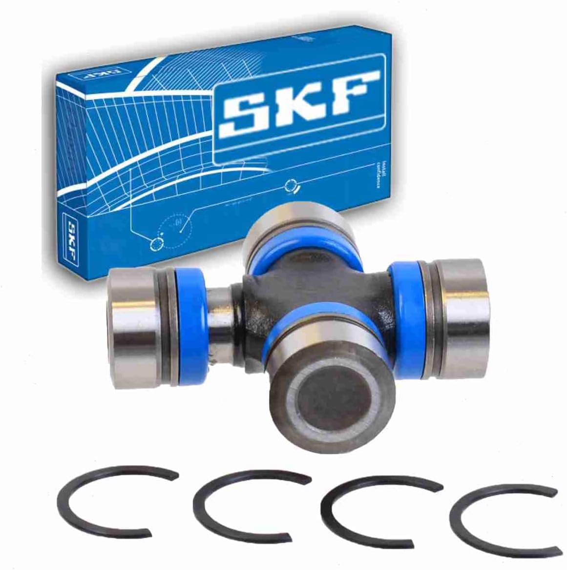 SKF Front Axle at Wheels Universal Joint compatible with Jeep TJ 2.4L 4.0L L4 L6 1997-2006
