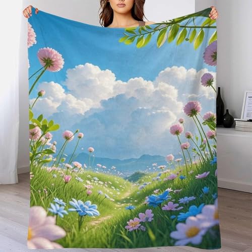 Couvertures microfibre moelleuses finitions soignées plaid Countryside Views - 6