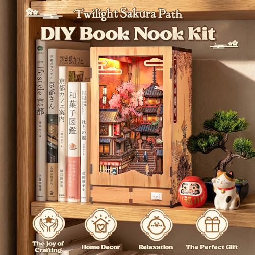 CUTEBEE Kyoto Twilight Sakura Book Nook Kit thumbnail 4