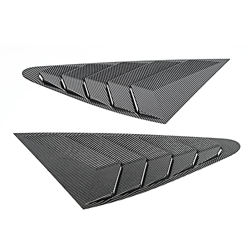 Couvercle de pelle de fenêtre persienne de ventilation latérale ABS carbone Kikumi pour auto 2019