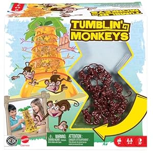 Mattel Games Monos Locos, Juegos de Mesa para niños +5 años, 2-4 Jugadores, partidas de Aproximadamente 30 min (52563)