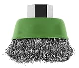 Bosch 2609256501 DIY Topfbürste Gewellter Draht, Edelstahl, ø 75 mm, M14 (1)